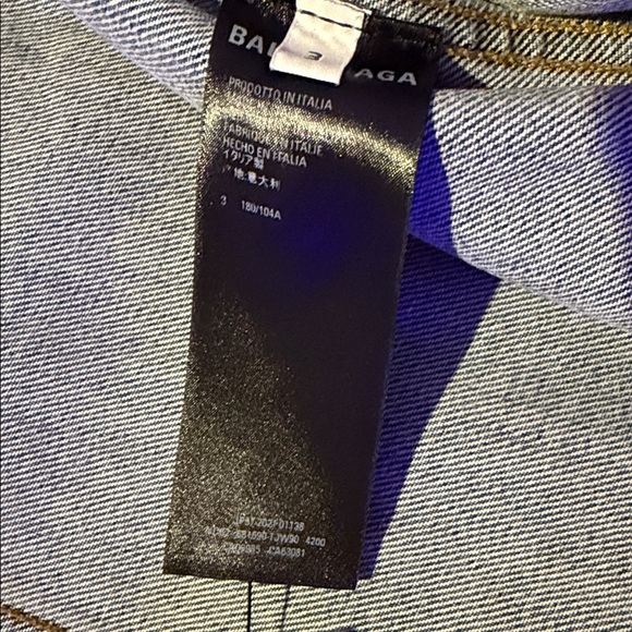 Balenciaga logo denim jacket - Picture 6 of 8